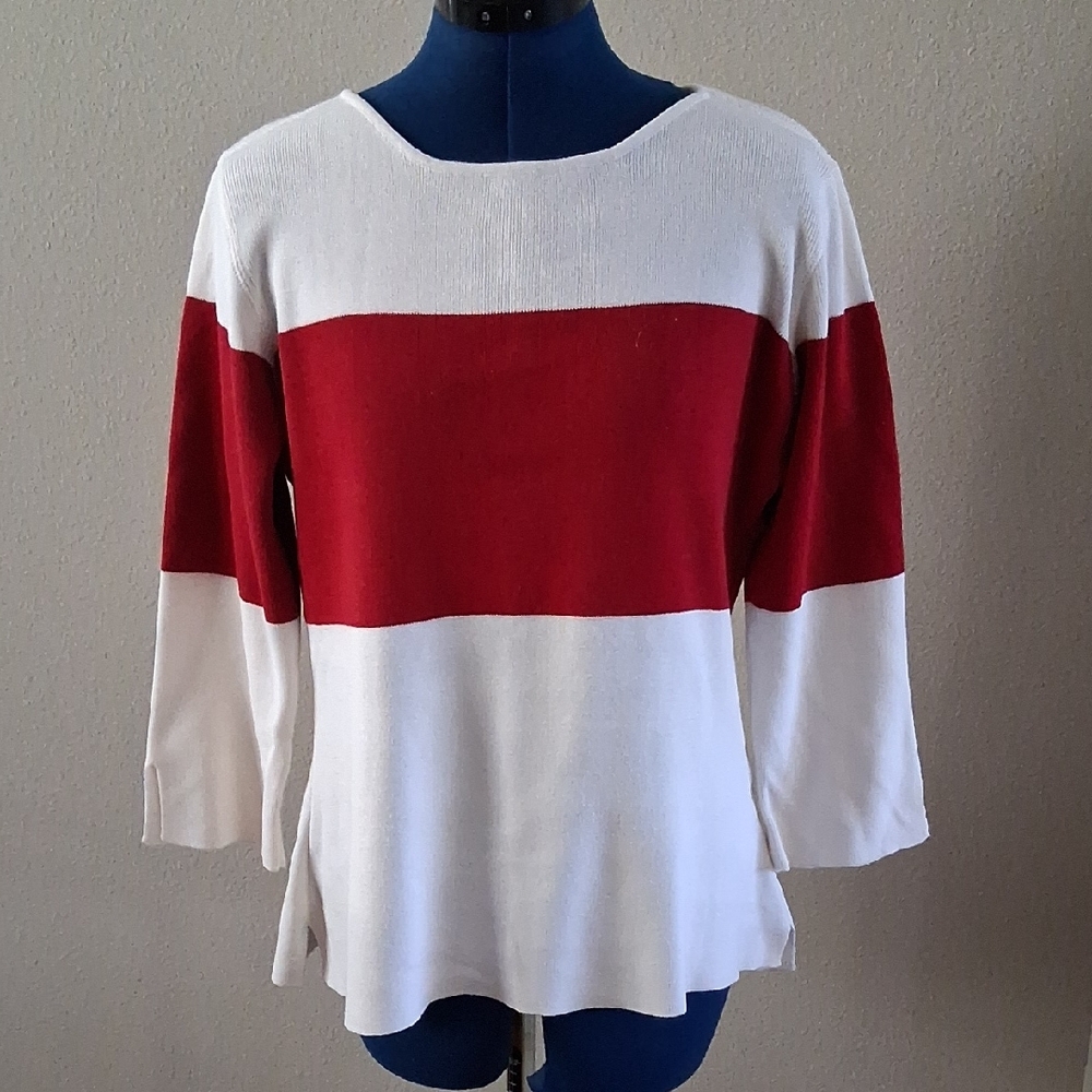 Van Heusen Ribbed Boatneck Top - XL
